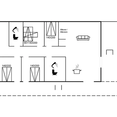 Feriehus Gedda - From The Sea By Interhome Hals